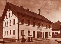 Das Haus der Familie Stoeber um 1930